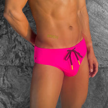 Load image into Gallery viewer, Perfect Cut Swim Brief- HOT PINK