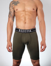 Load image into Gallery viewer, Boxer Brief - Army/Grey