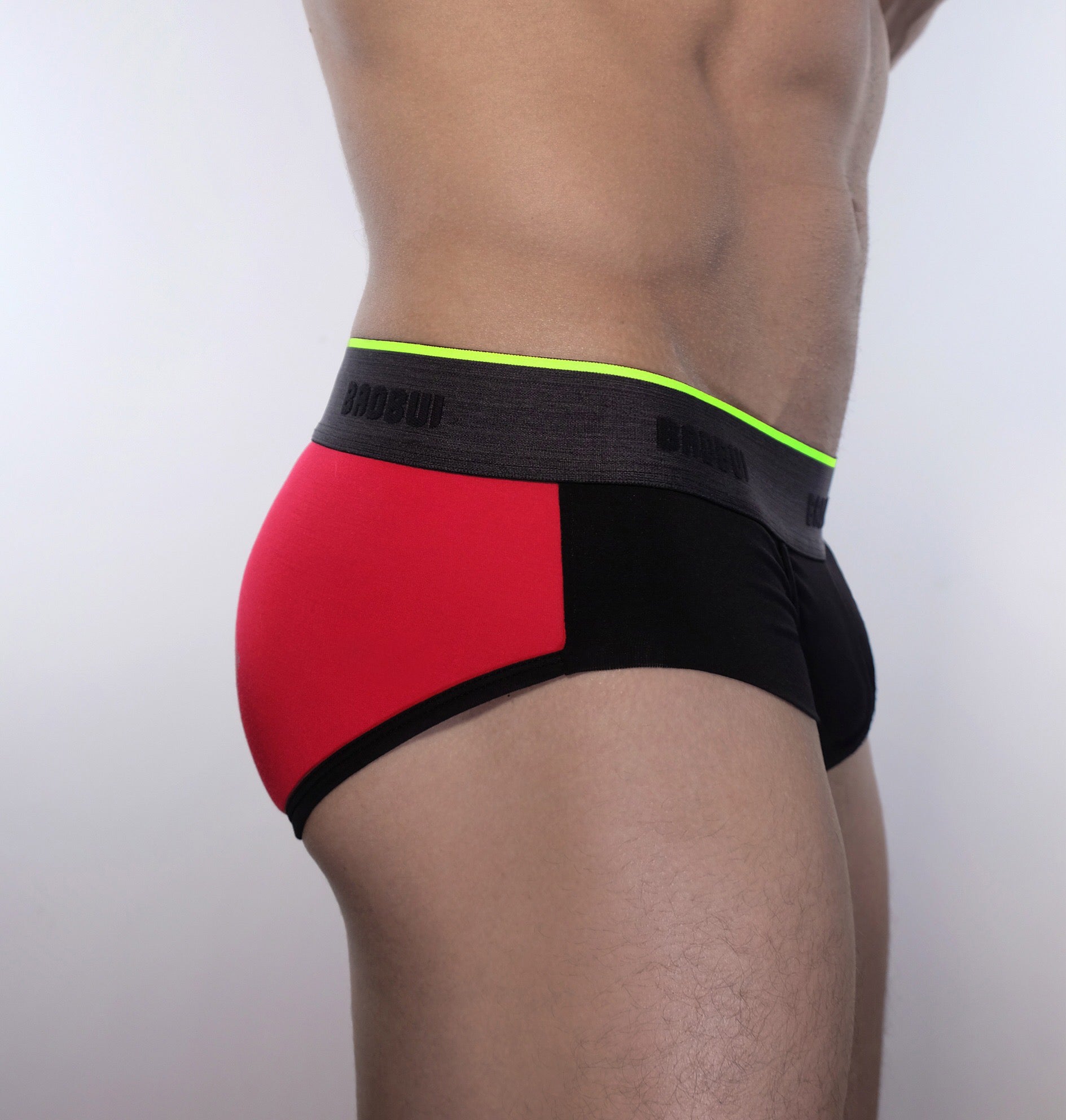 Micro Modal Low Rise Trunk- FIRE RED – BADBUI